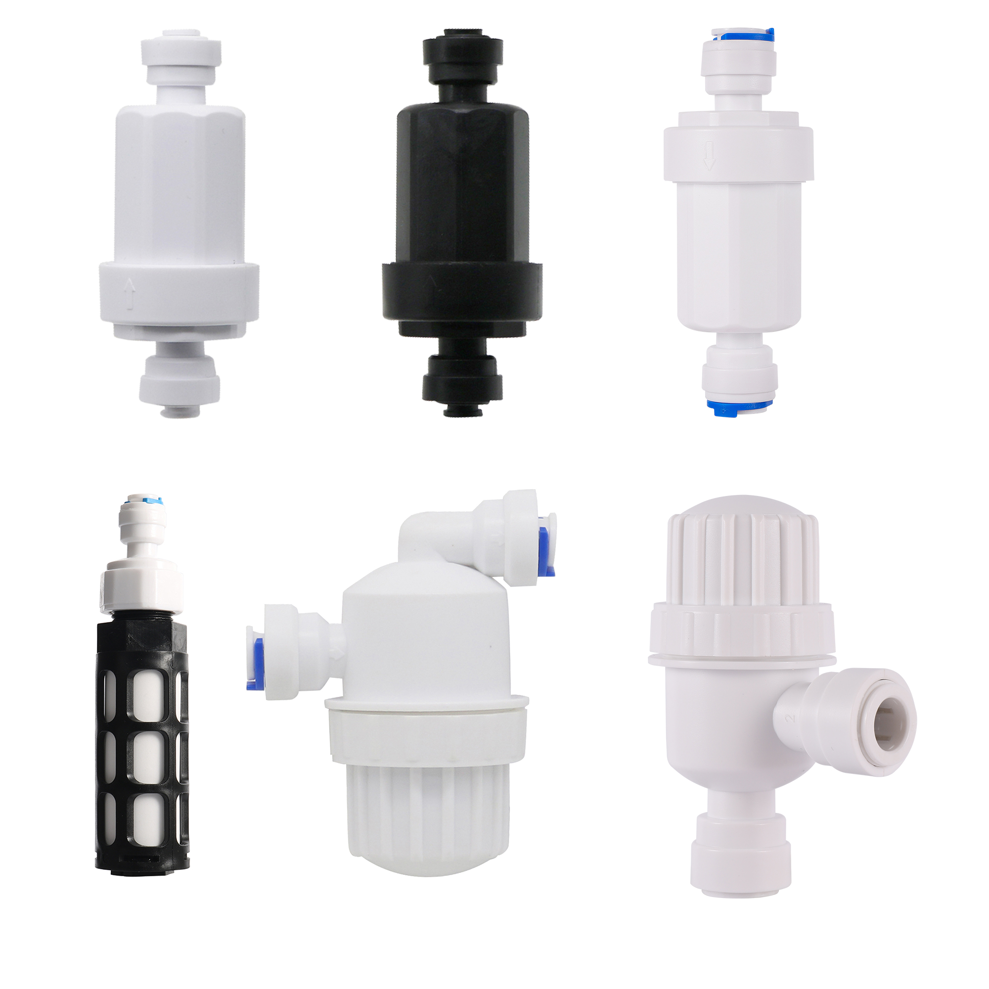 Microfiltro de agua para jardín de 1/4 ", malla de acero inoxidable, filtro de 40 micras, ajuste de deslizamiento rápido de 9,52mm, filtro de manguera de riego para jardín