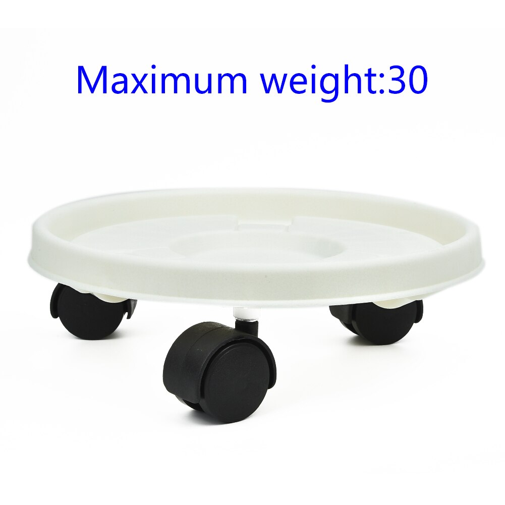 Resin Plant Stand Tray With Wheels Movable Planter Flower Pot Base Home Garden Fixing And Disassemble