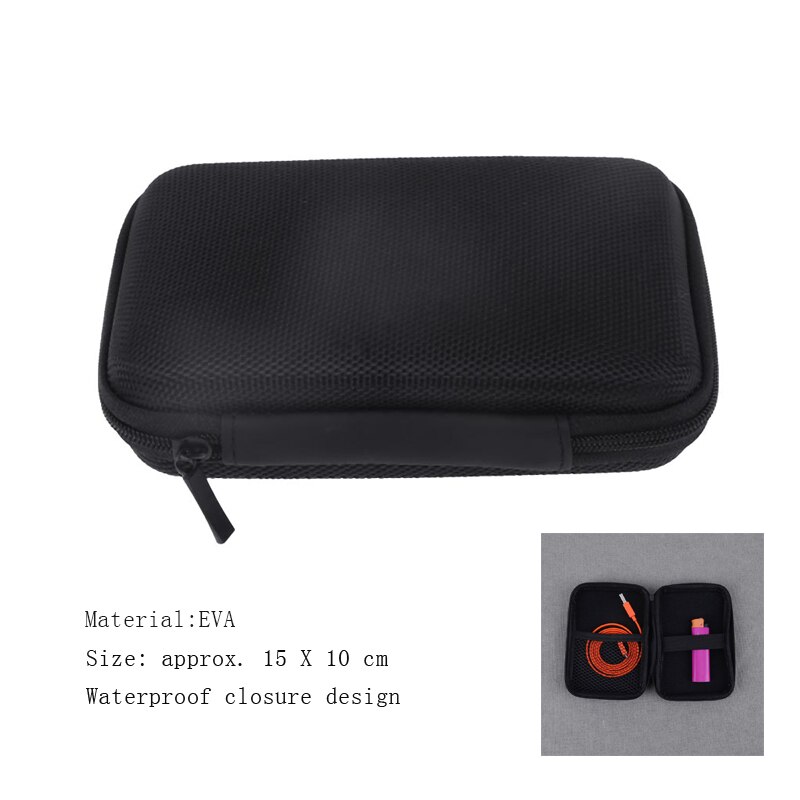 2,5 "3,5" HDD bolsa protectora disco duro USB externo llevar Cable Usb funda bolsa auricular bolsa para PC Laptop carcasa de disco duro: 2.5 no pattern black