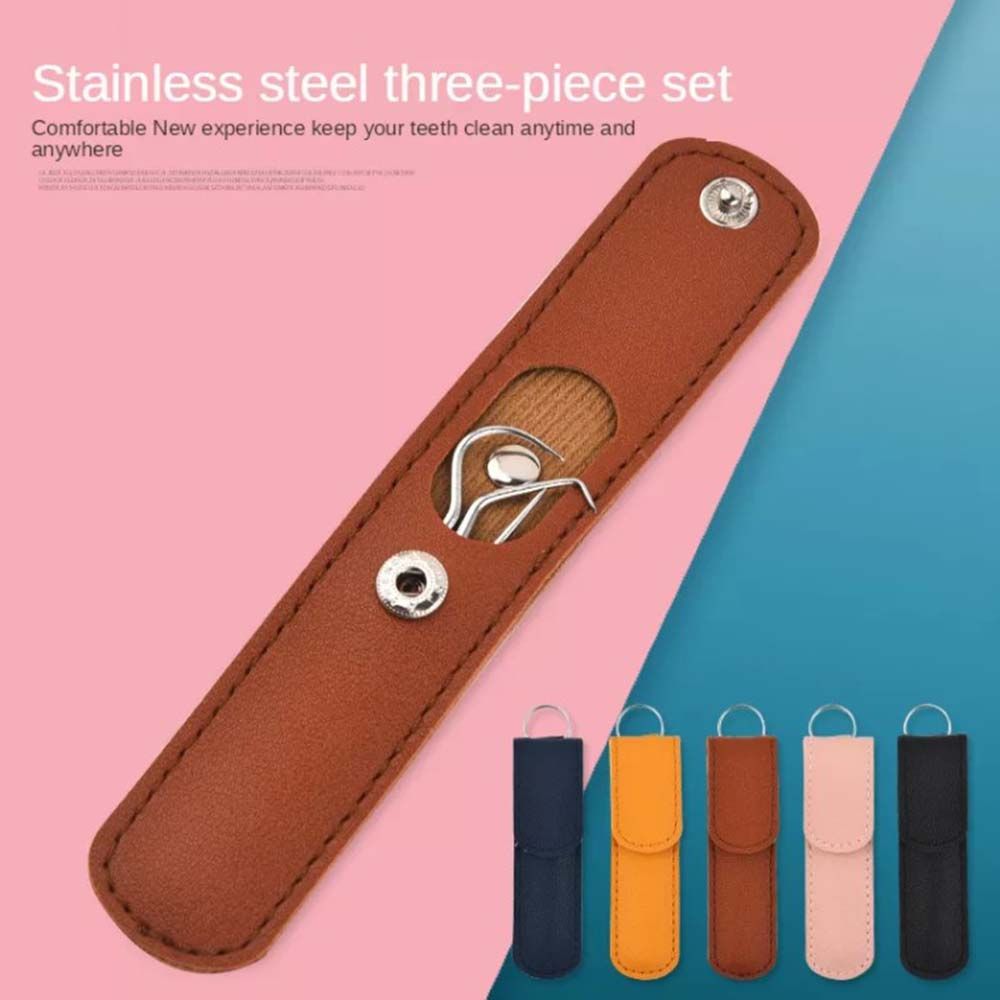 Portable Practical Oral Crochet Care Supplies Holder Women Tooth Hook Plug Teeth Flossing Set Cleaning Tooth Tool