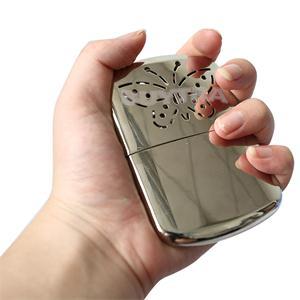 Pocket Kits Handige Lange Levensduur Ultralight Handwarmer Aluminium Draagbare Hoge Warmte Pocket Hand Warmer YH-460260