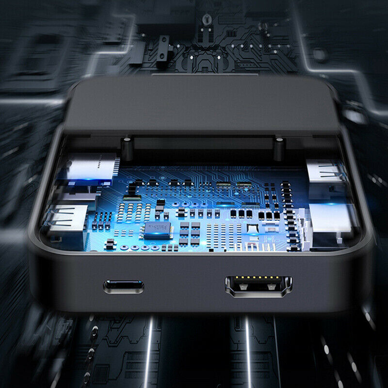 Per Docking Station HUB USB tipo C Dex Dock 7 In 1 tipo C a Base convertitore per MacBook Smartphone Android