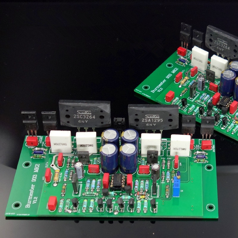 [Kit diy] clone burmester 933 power amp kit amplificador de feedback atual novo