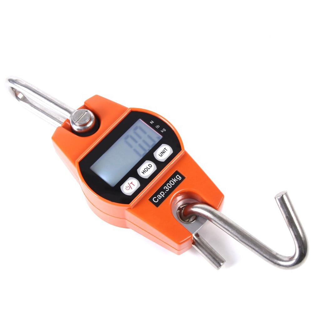 Portable LED Display Industry Crane Scale Weight 40kg/300kg Heavy Duty Hanging Hook Scales Portable Digital Stainless Steel
