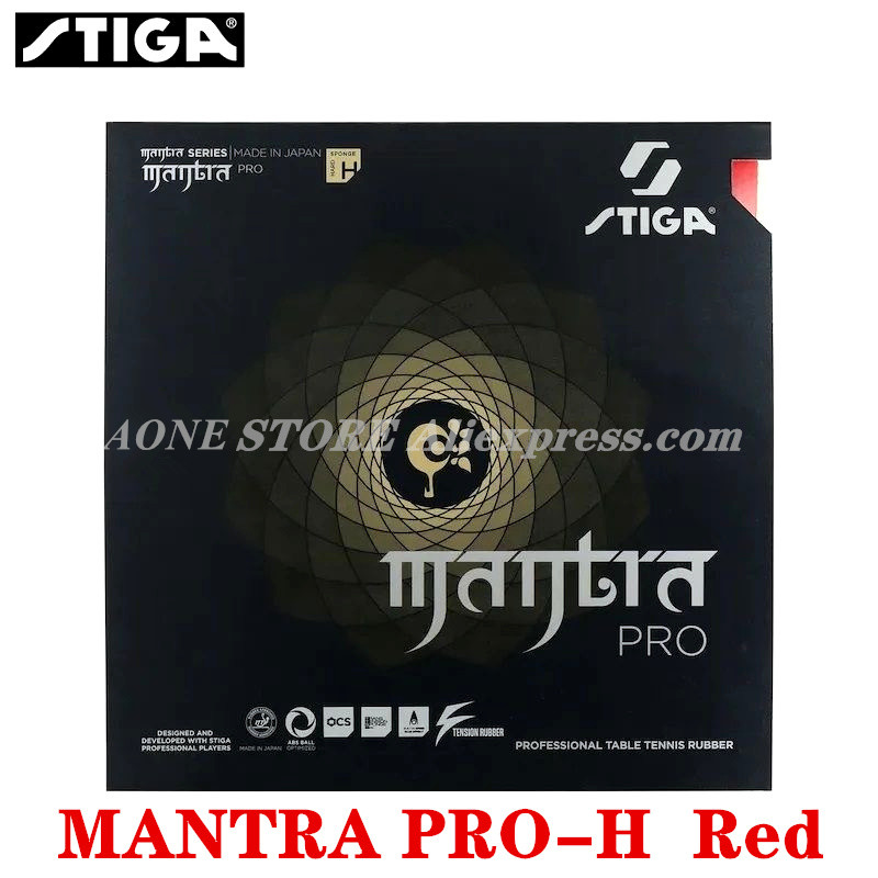 STIGA MANTRA PRO M / H XH Tafeltennisrubber Pips-In Offensief Gemaakt in Japan Originele STIGA Pingpongspons: Paars
