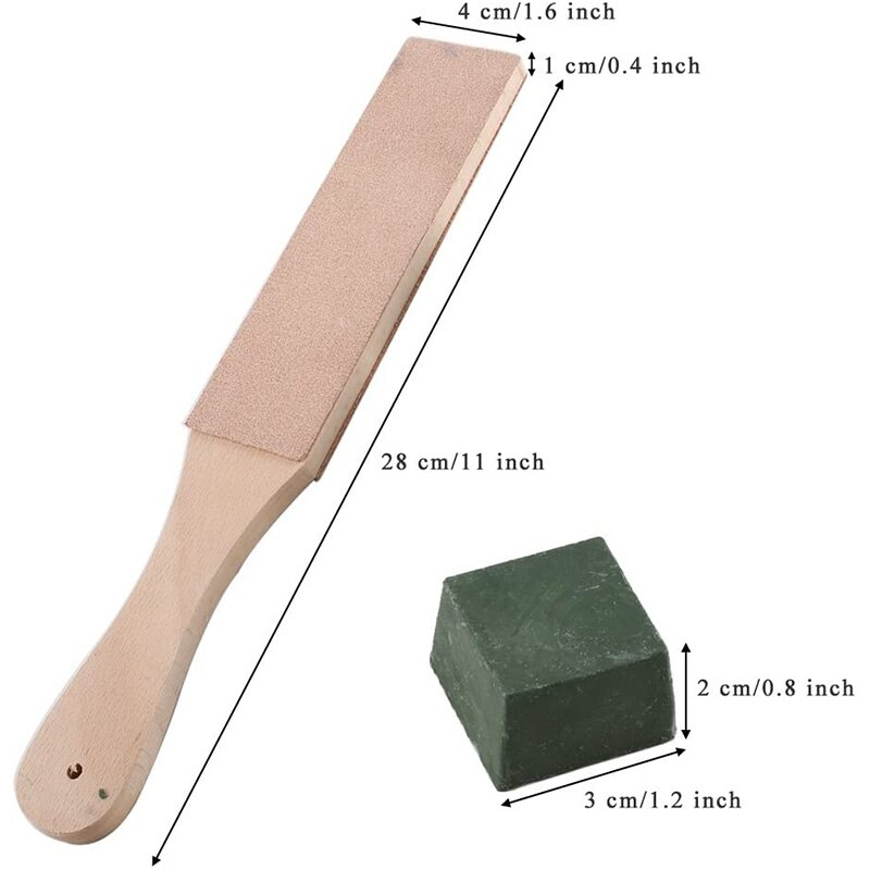 Skórzany zestaw narzędzi obcinanie skórzana deska pasek do ostrzenia brzytwy 3 paczki skórzane ostrzenie polerowanie związek brus ostrzałka robić noży