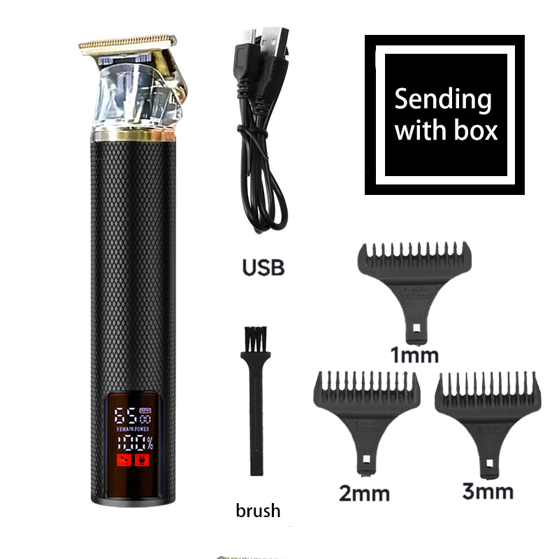 Neue Trimmer für Männer Barbier Einkaufen Haar Haarschneidemaschine männer Rasenmäihr Rasierer Bart Haarschnitt Maschine Elektrische Rasierer Haar Schneiden Maschine: Rosa