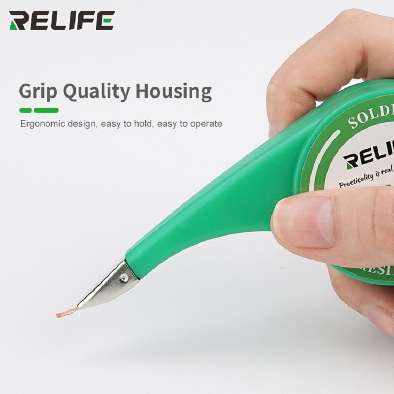 RELIFE Anti Desoldering Wick Wire Mesh Accurate Control Sucker Braid Desoldering Repair Tool For Soldering Solder Remover