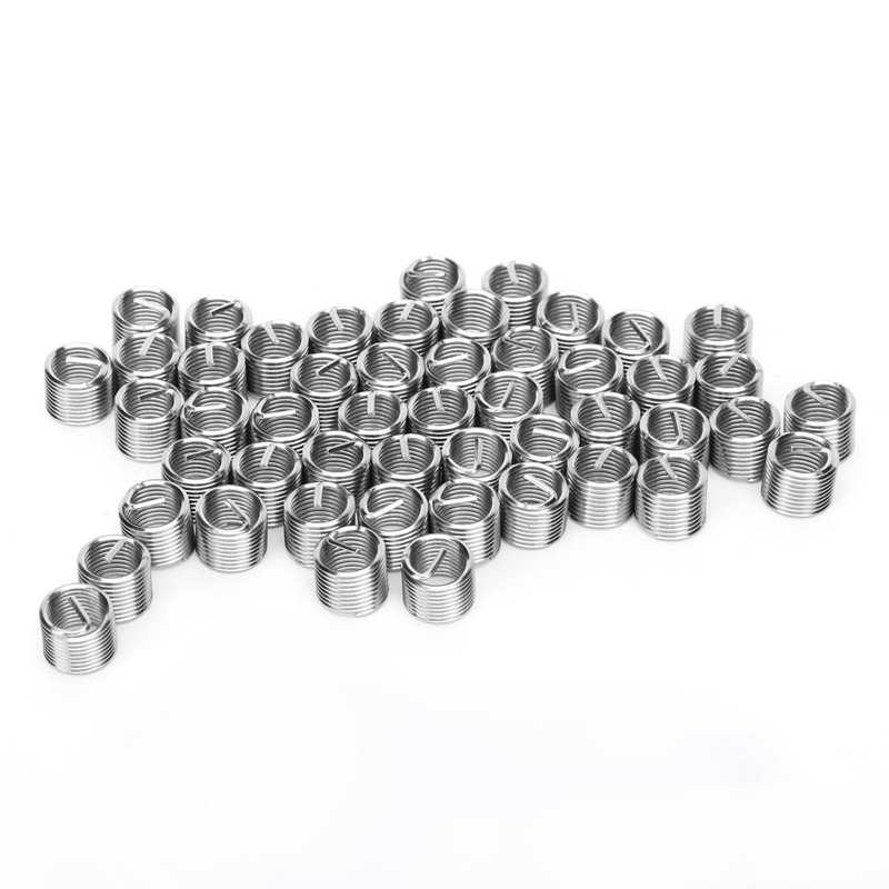 Thread Inserts Thread Repair Tool High‑Strength for DIY Handcraft Machine 50 Packs