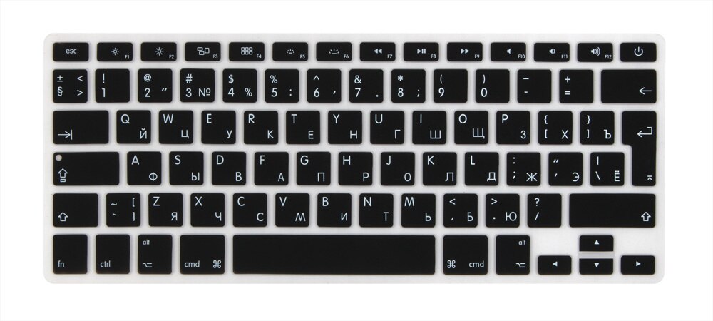 Russische EURO Voer alfabet Toetsenbord Cover Stickers Protector macbook 13.3 Mac Boek Air13 inch A1466 A1369