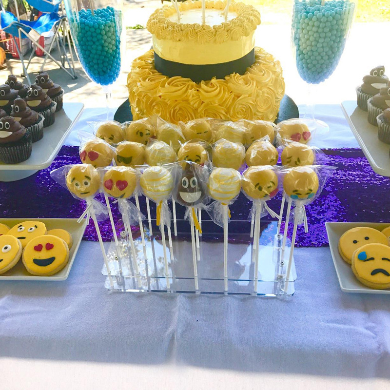 DIY Clear 21 Gaten Rechthoekige Cake Pop Lollipop Houder Party Bruiloft Verjaardag Display Stand Levert