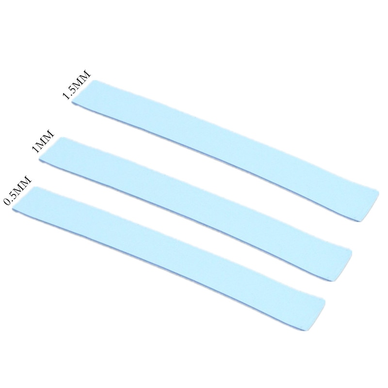Almohadilla para Grasa de silicona 3M, tarjeta gráfica, unidad de estado sólido, almohadilla térmica de conducción de calor de memoria, 120x12x0,5 MM, 1MM, 1,5 M