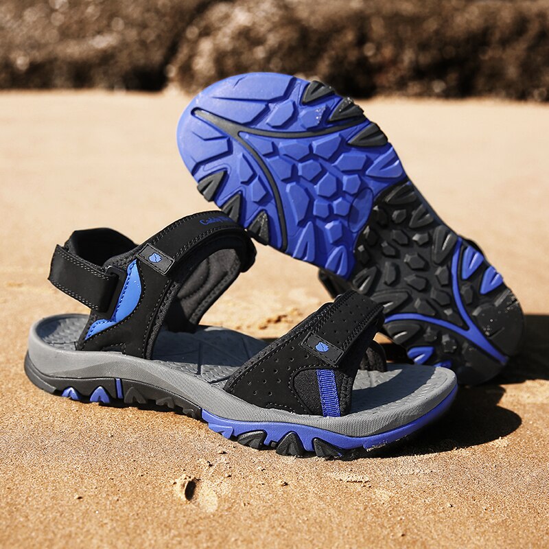 for plastic masculina beach plage hombre homme casual sandal size de 39 comfort piel sandale couro playa men sport roman shoe s