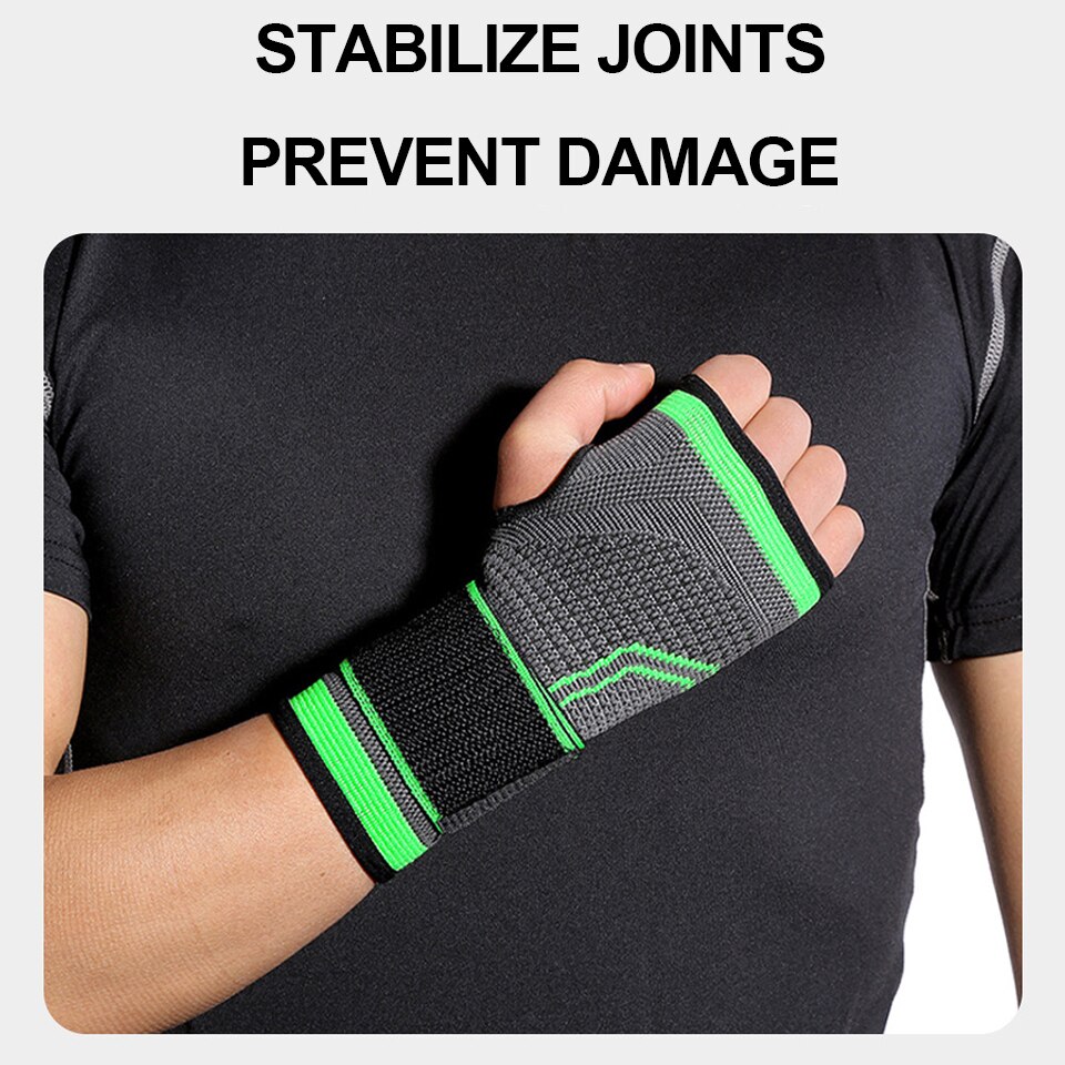 1pc handgelenkschützer-bänder sport-schutzausrüstung fitness handgelenk-handflächenstütze gewichtheben handgelenkstütze übungshandflächenpolster