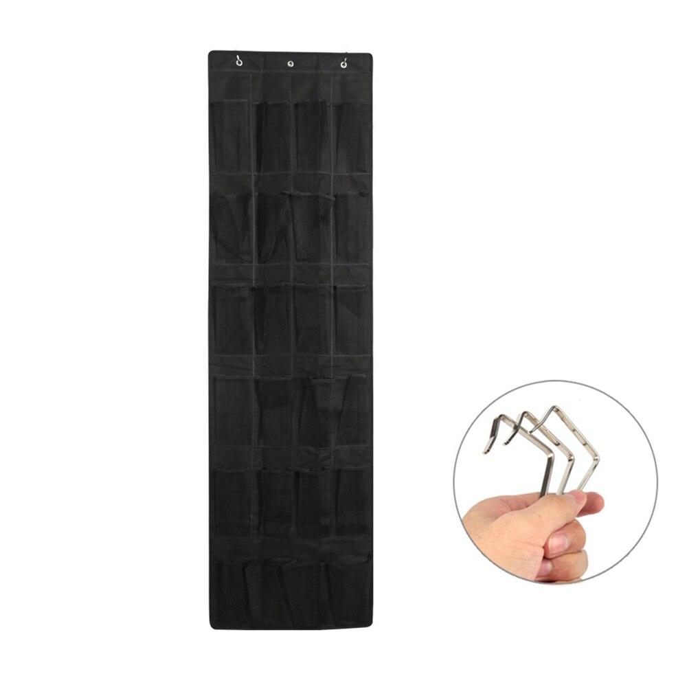 Szafka wisząca Organizer szafa ubrania buty okulary kluczowa torba robić przechowywania drzwi pilot mały przedmiot wykończenie salonu: czarny kolor