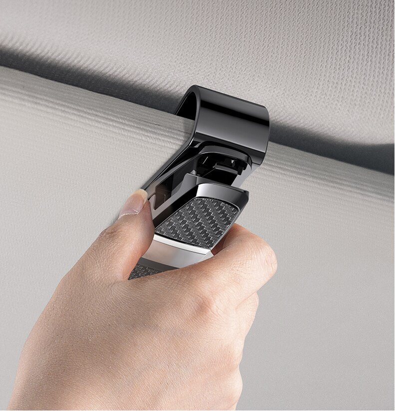 Pince de rangement de lunettes de voiture ABS, pince de rangement de lunettes de soleil, pince de billet de carte pour Fiat 500 Ducato Tipo Panda Bravo Doblo Stilo Freemont accessoires