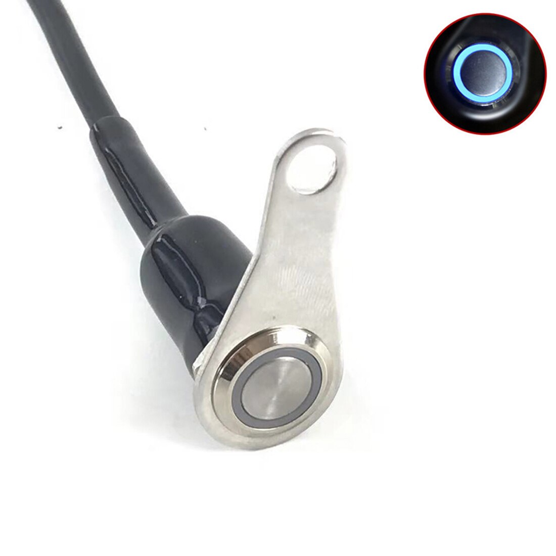 1pcs LED Motorcycle Light Handlebar Mount Push Button Switch 12V For General Hazard Fog Light LED Motorcycle Switch Handlebar