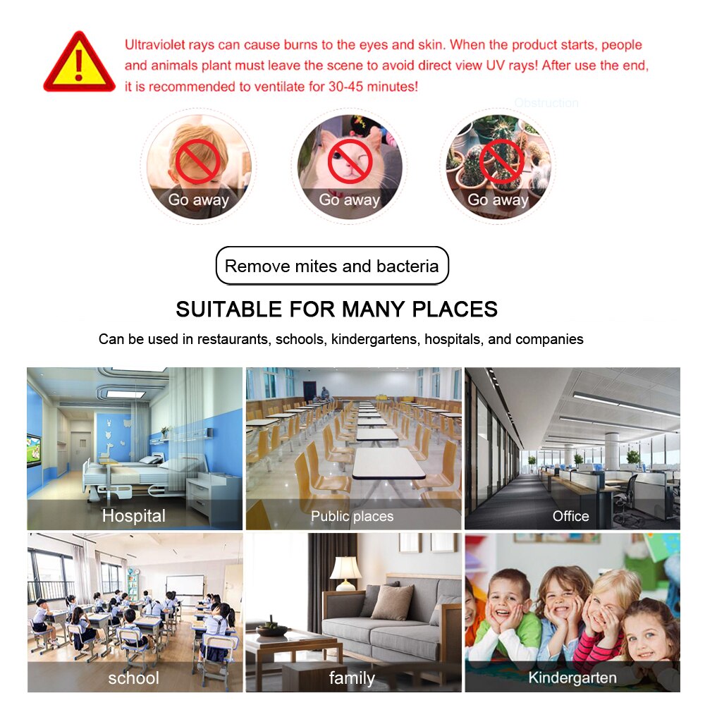 2PCS/lot Ultraviolet Germicidal Light 220V UV light T5 Tube UVC quartz lamp for home hospital Disinfection Bactericidal Lamp