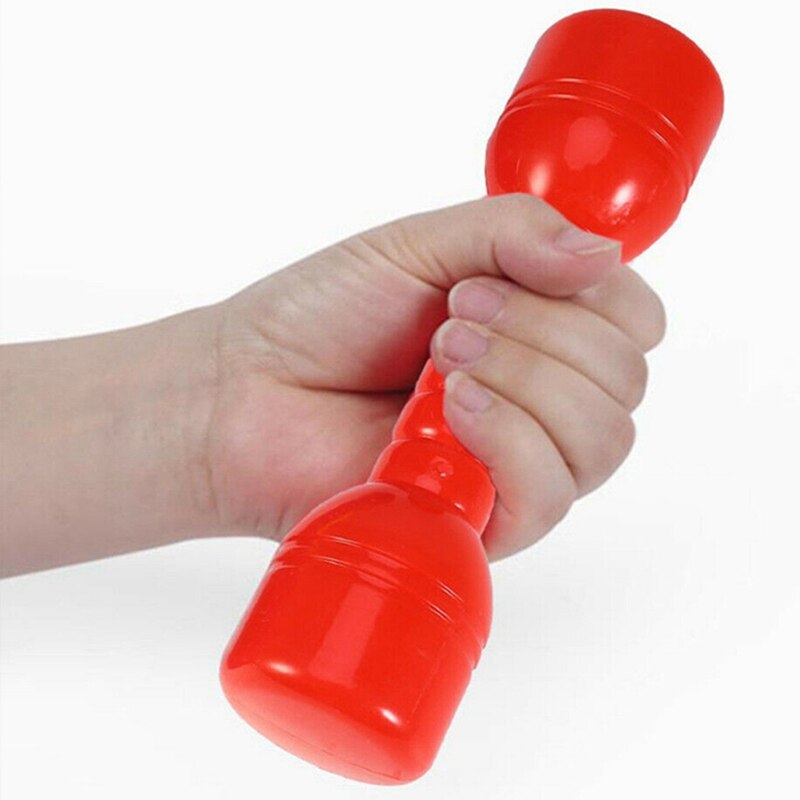 Mancuernas de plástico para deportes al aire libre, gimnasio en casa, entrenamiento de ejercicios, mancuerna para niños, interior, mantener el equipo de Fitness, 2 uds.