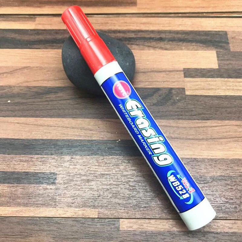 Stylo pour tableau blanc Rubable, sûr et , eau rouge, noir, bleu, marqueur trois couleurs en option, fournitures scolaires et de bureau: Red 3pc