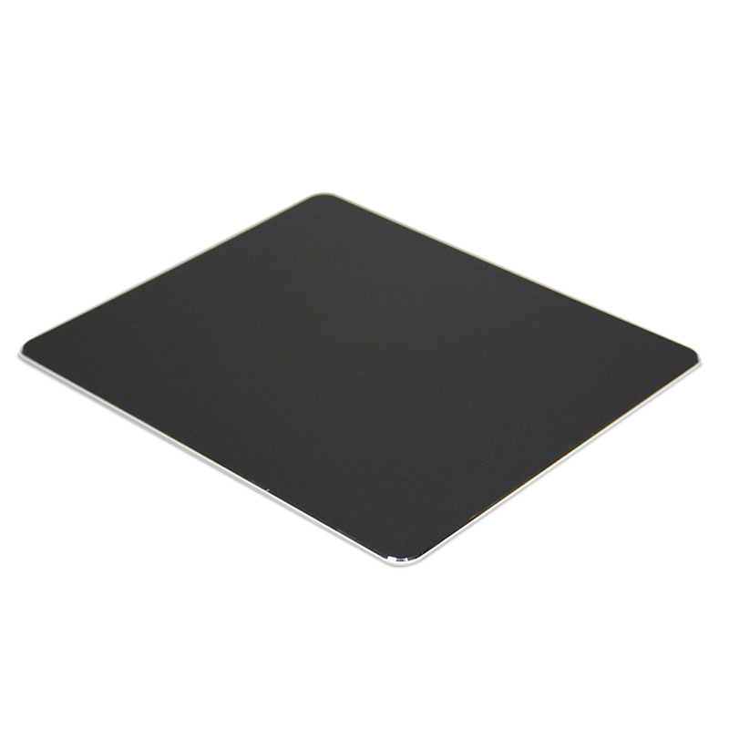 Geschäft-Mauspad aus Metall, doppelseitiges Aluminium, wasserdicht, rutschfest, hartes Mauspad, geeignet für Büro, MacBook, Laptop: 40X30 CM / Weiß