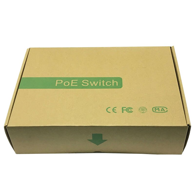 IEEE802.3af POE 8ch 10/100Mbps switch power over ethernet network rj45 lan hub switches poe 8 port supply cctv ip cameras