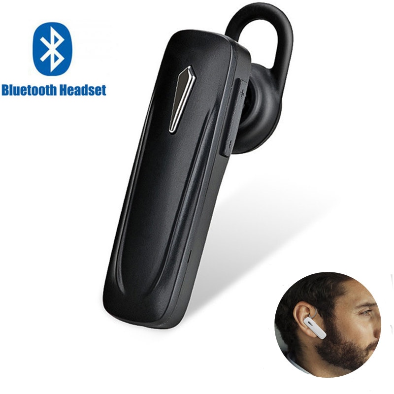 M163 Mini Bluetooth Oortelefoon Bluetooth Headset Oorhaakje Draadloze Oortelefoon Handsfree Stereo Bass Met Microfoon Voor Alle Smartphones