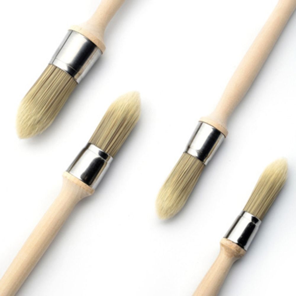 Gap brush Paint Brush Thick bristles Wooden handle Round head brush Cleaning Tool Chemical fiber Wall Brushing Tools Ash Removal
