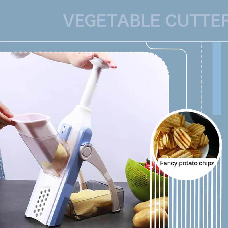 Mintiml Skillful Chef Multifunctional Vegetable Cutter Fruit Slicer Grater Shredders Drain Basket Slicers Gadgets Kitchen Access