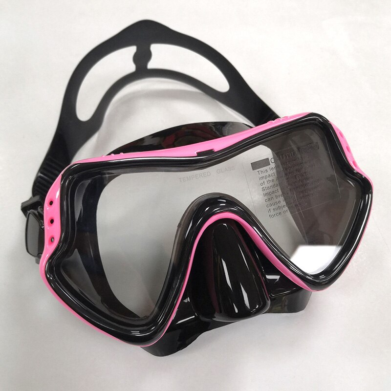 Diviing Bril Snorkel Set Grote Frame Dive Goggles Snorkelen Silicone Anti-Fog Ademen Tubemask Volwassen Zwemmen Masker Unisex /40