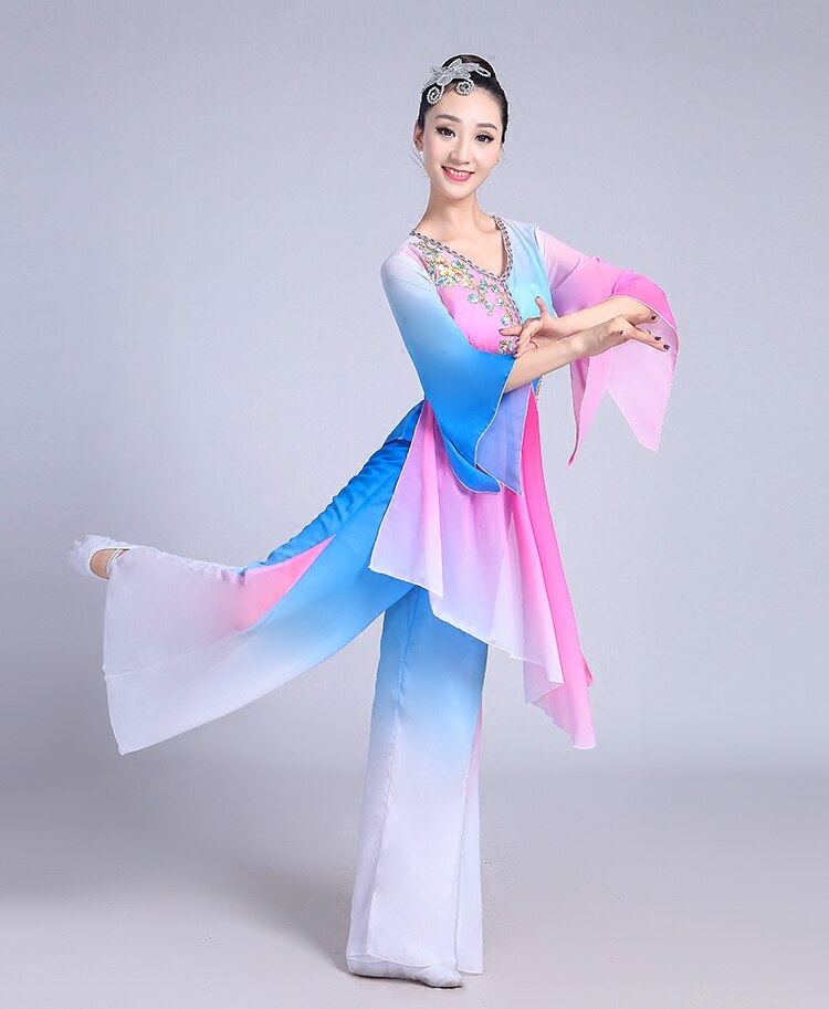 Hanfu – costume national classique hmong, style, vêtements de spectacle sur scène, vêtements de danse