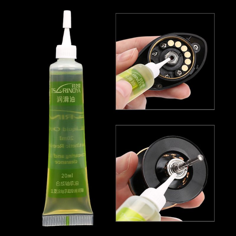 2 Pcs/set Fishing Reel Maintenance Lubricating Oil... Grandado