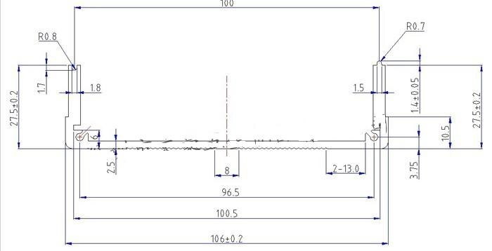 150x105x55mm(LxWxH) Aluminum Project Box Enclosure case encloser shell PCB Gehaeuse black Alugehaeuse Heatsink