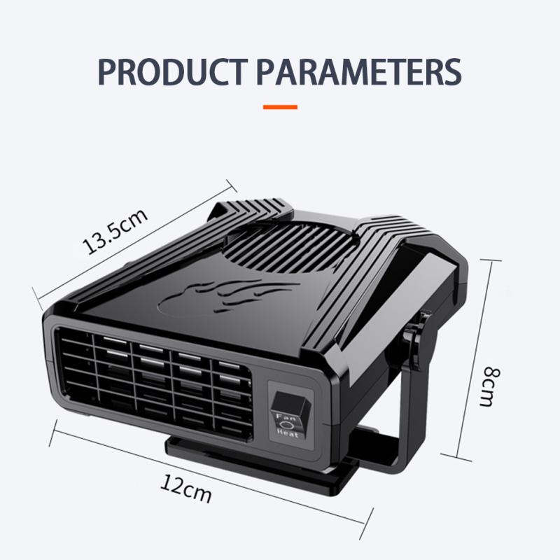 2 in 1 12V/24V Auto Heizung Elektrische Natürliche Heizung Fan Elektrische Trockner Windschutzscheibe Anti-beschlag 360 Grad Drehung Auto Defroster