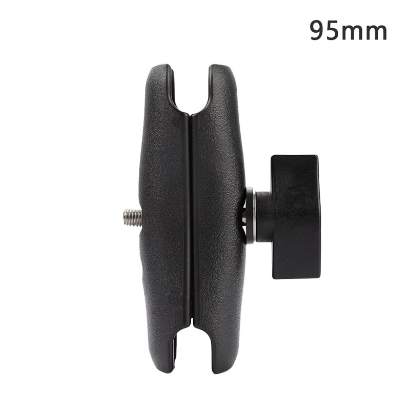 Double Socket Arm with 1 inch Ball Base Mount Motorcycle Camera Extension: C