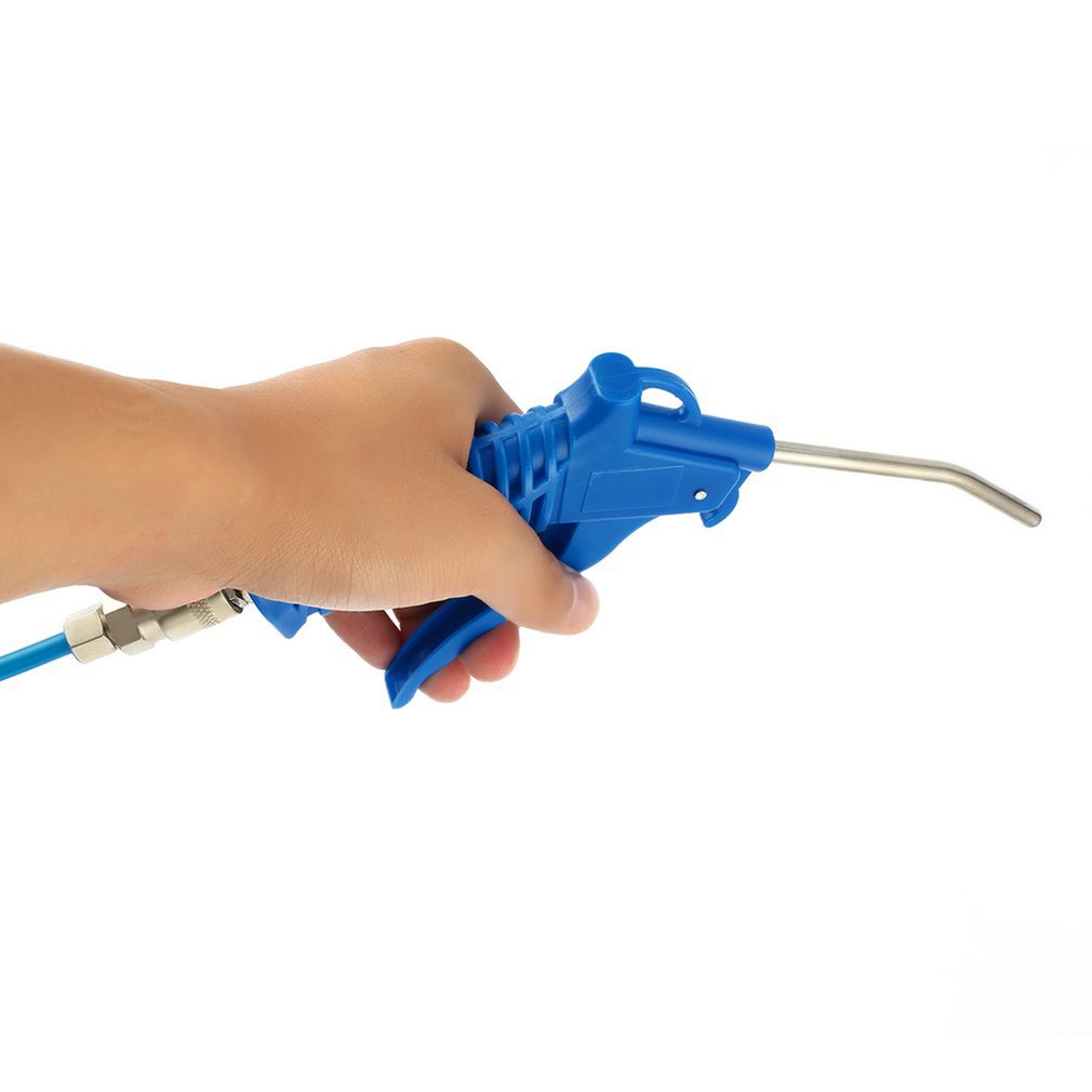 Car Air Duster Spray Gun with 5m Coiled Hose Truck Dust Blower Clean Nozzle Blow Spray Tool Kit Spray Gun Cleaning Inflatable