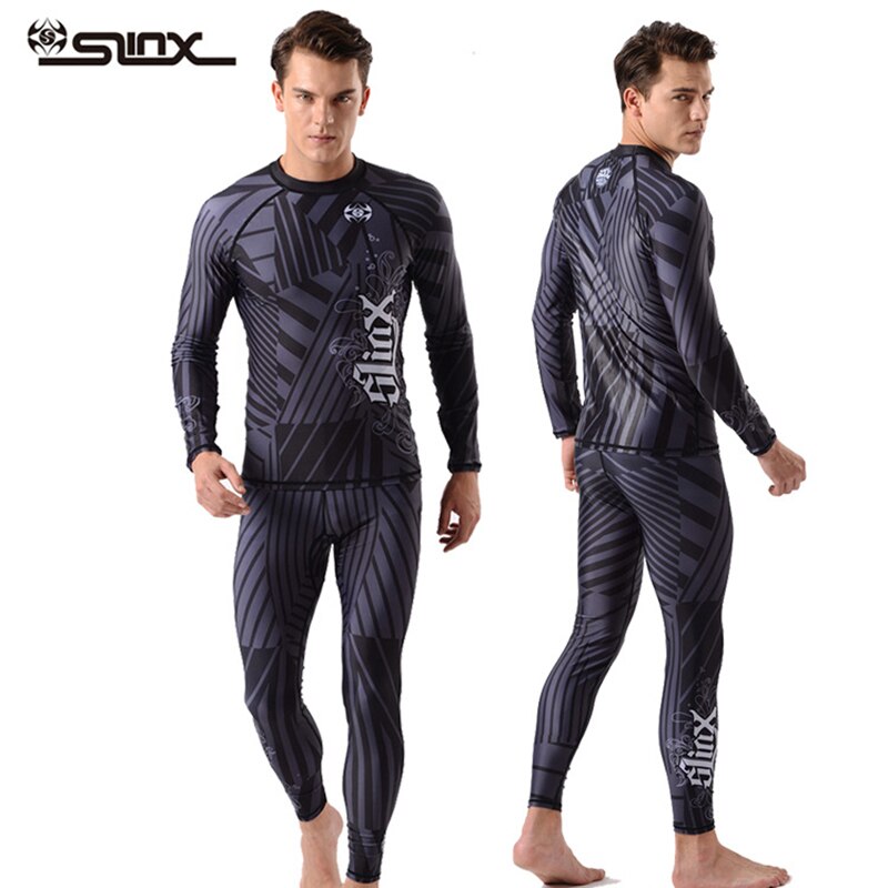 Slinx Lycra Snorkeling Wetsuits Men's Long Sleeve Elastic Anti-uv Pullover Shirt Pant Spearfishing Surfing Diving Wetsuits