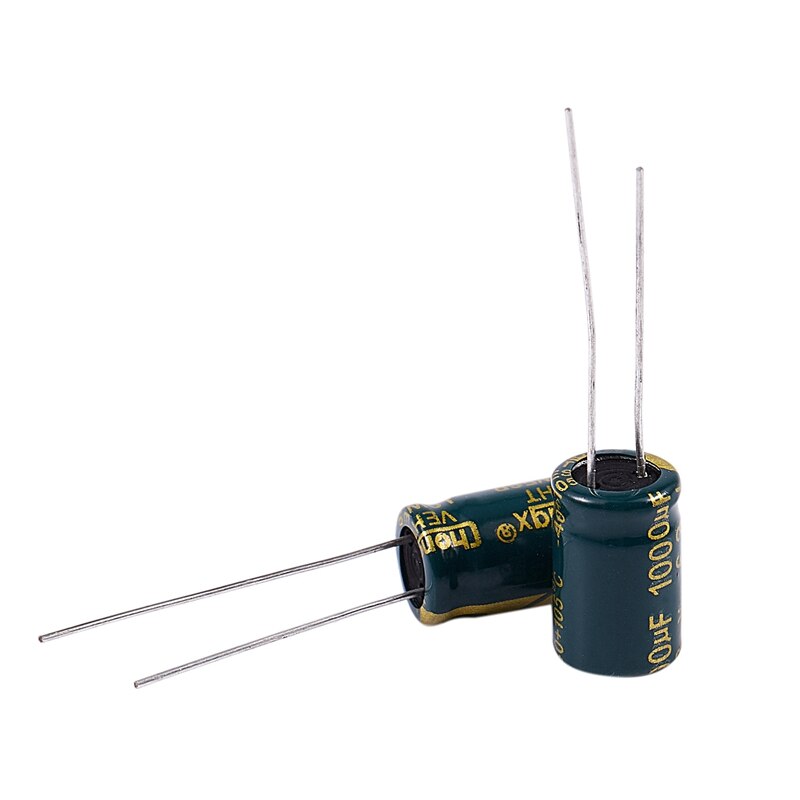 70 Pcs 6.3V 105C Radial Electrolytic Capacitors, 30 Pcs 2200uF 10x20mm & 40 Pcs 1000uF 8x12mm