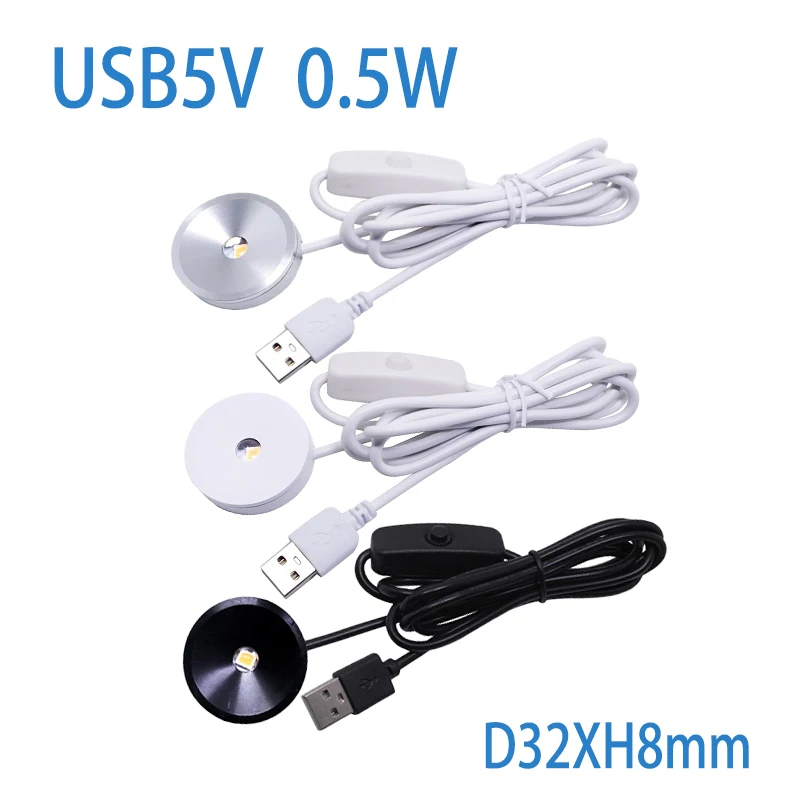 0,5 w kleine flache Möbel Licht Einbau Schlafzimmer Licht USB Ultra-Flat Mini für Nacht lampe Korridor Treppen Wohnzimmer Beleuchtung