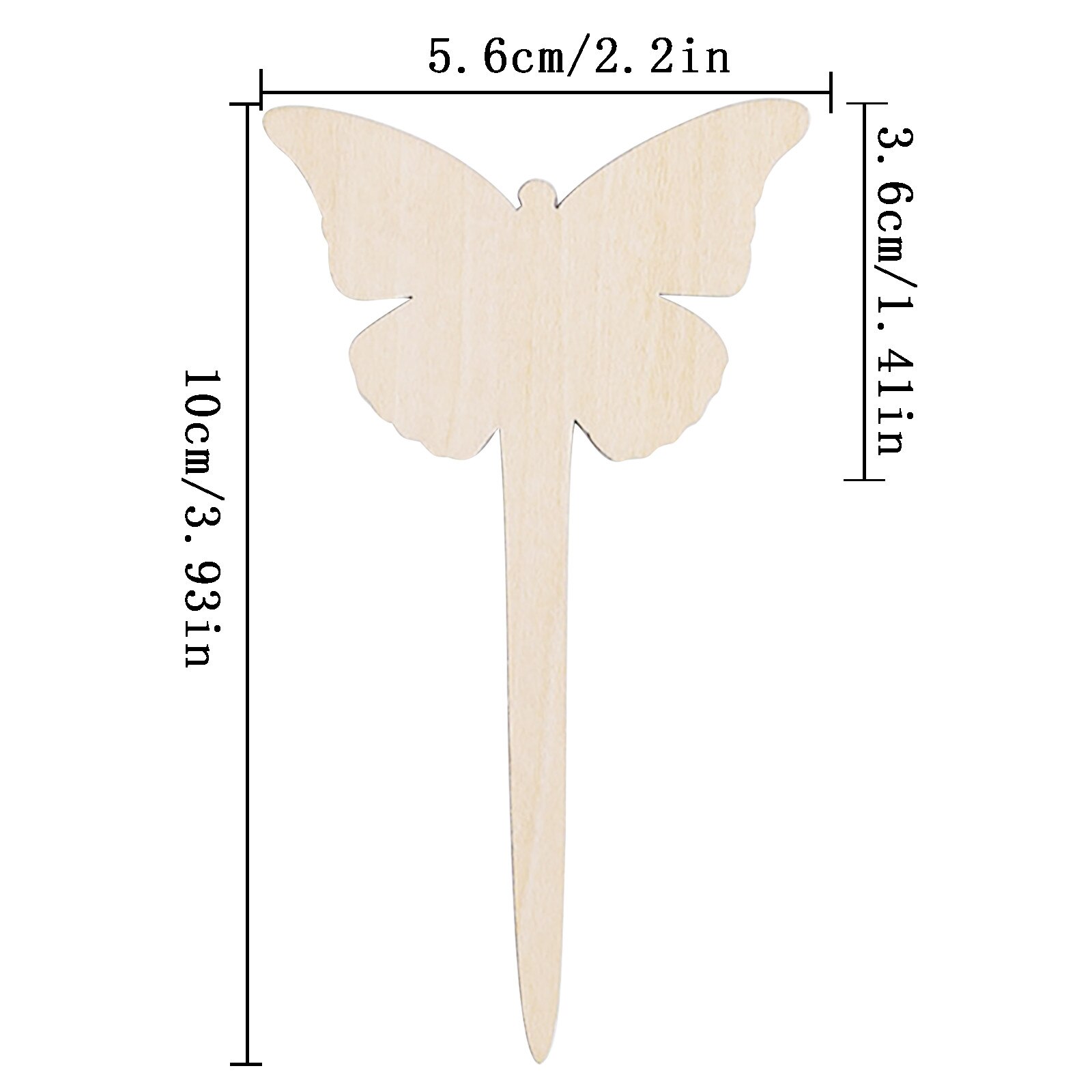 Letreros con etiquetas para plantas, etiquetas creativas de madera para jardinería, tipo T, decoración creativa de flores para jardín y guardería, bandeja para semillas, 10 Uds.: D