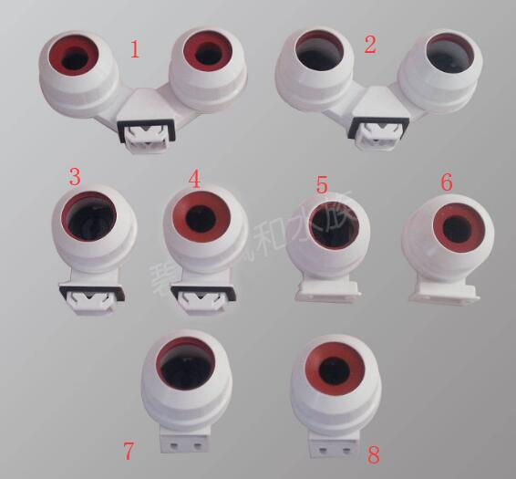 Mescolare portalampada T5 G5 T8 G13 impermeabile per acquario, tubo luminoso a portato ecc IP65