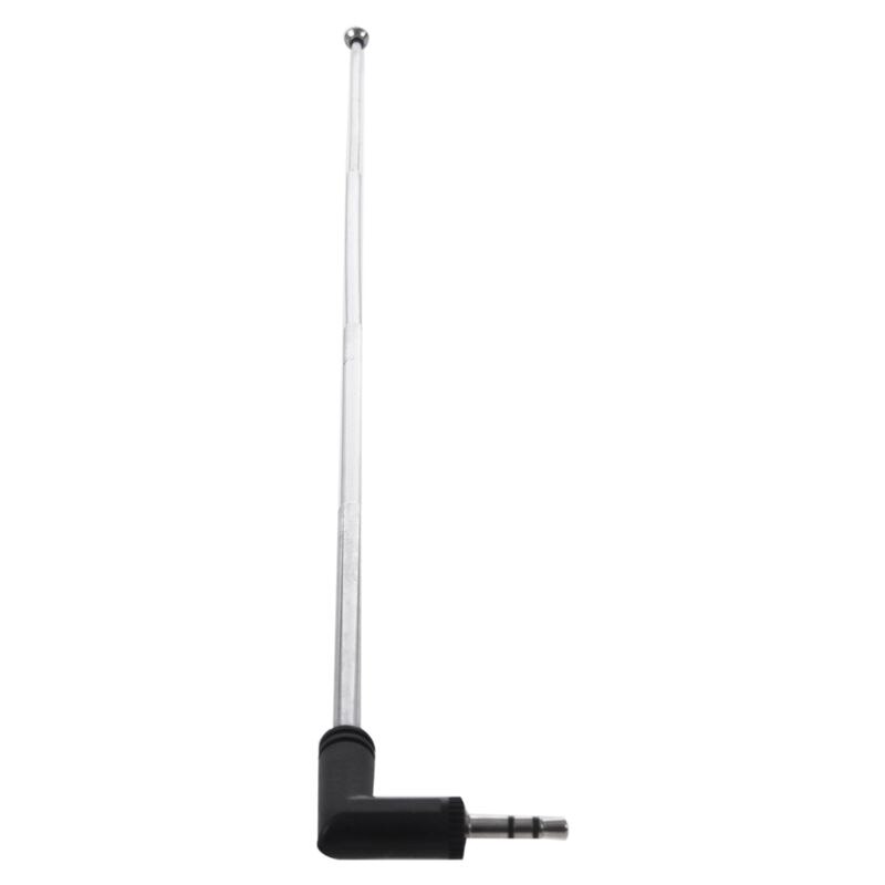 22.5cm 4 Section Telescoping AM FM Radio Antenna 3.5mm Plug