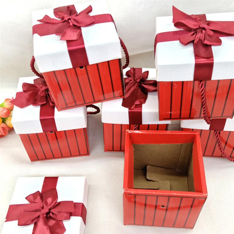 8Pcs Apple Box Premium Stylish Exquisite Box Xmas Packing Box for Xmas