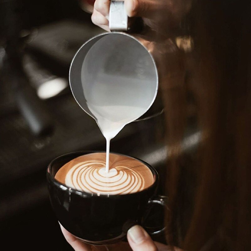 Rvs Melk Opschuimen Jug Espresso Koffie Pitcher Barista Craft Koffie Latte Melk Opschuimen Jug Pitcher Mok Cup