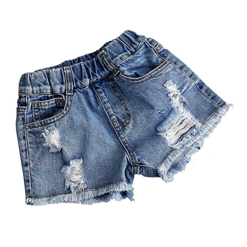 Meisjes Shorts Kids Baby Denim Broek Kinderen Gaten Jeans Zomer Meisjes Broek Kinderen Casual Kleding