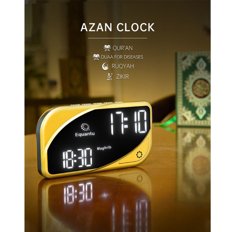 Athan Prayer Clock with Video Azan Time Counting G... – Grandado