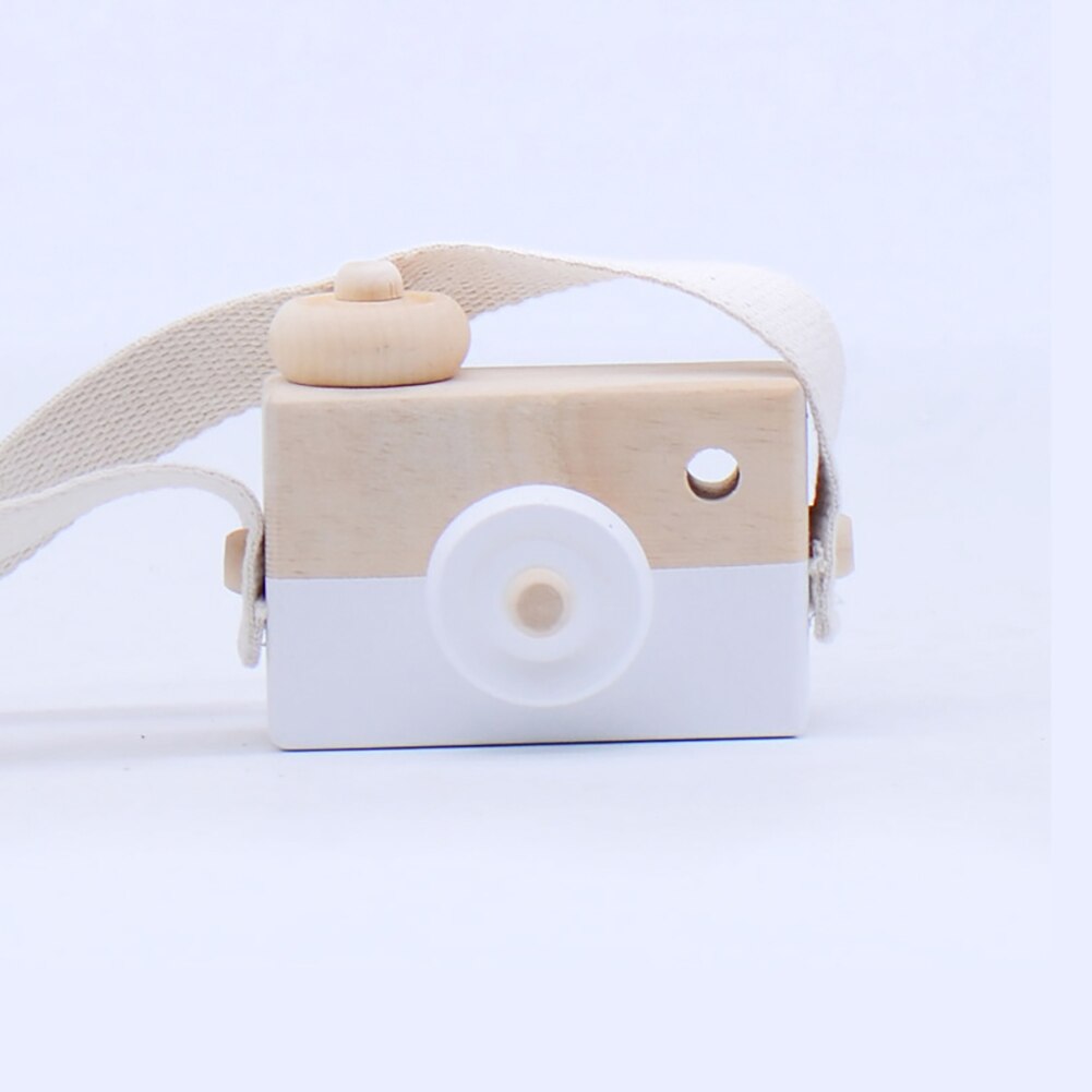 Accesorios de fotografía nórdicos bonitos, juguetes colgantes para cámara de madera, artículos de decoración para niños, accesorios de decoración para fotografía del hogar a la: White