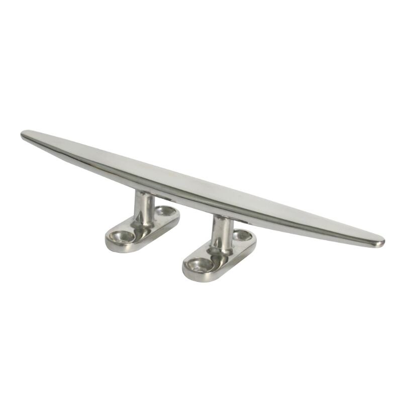 316 Stainless Steel Boat Cleat. Low Flat Cleat. Deck Cleat. 6" 8" 10" Lock bolt Boat: 25cm