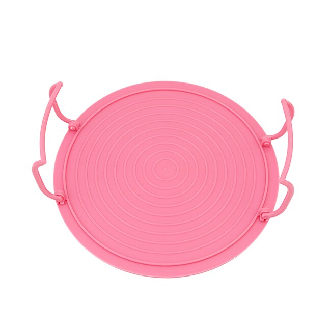 Plastic 4 In 1 Microwave Plastic Stand Mini Desk Heating Food Tray Cooling Rack Multifunction Stacker A Lid Kitchen Plate Shelf: red