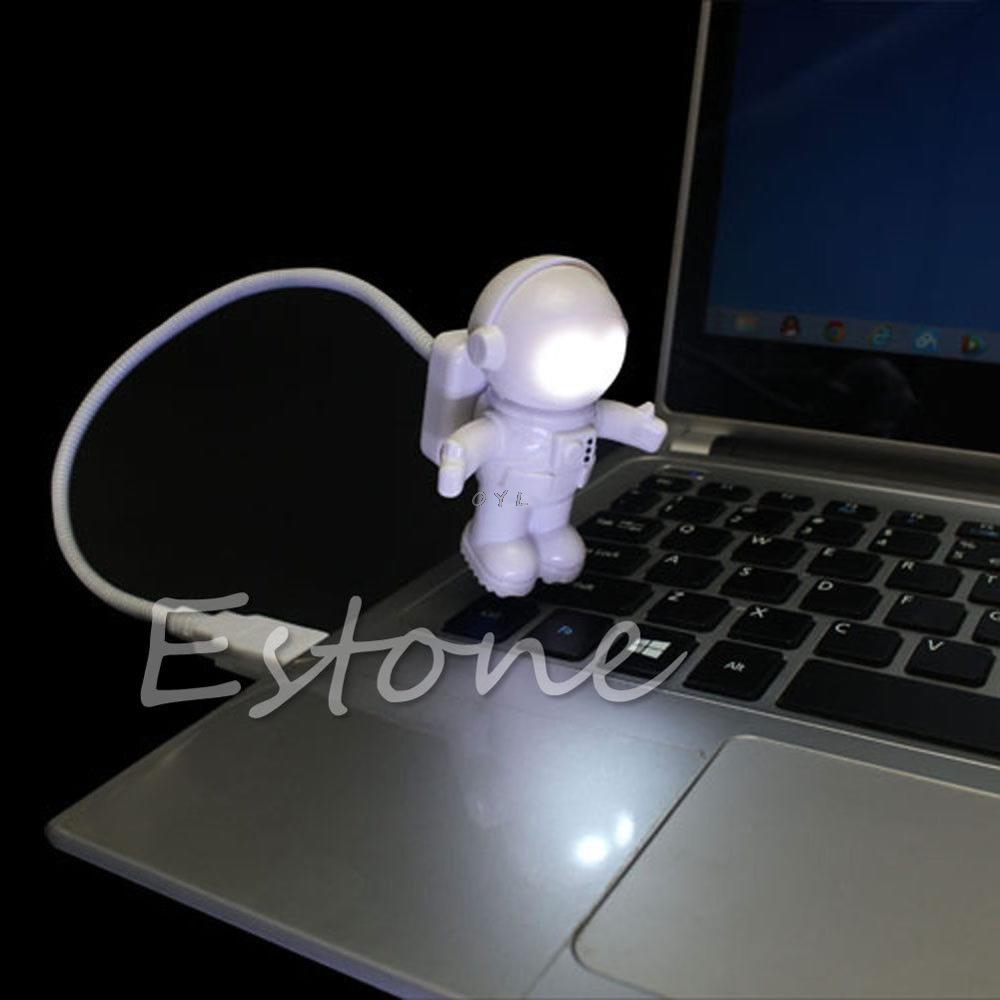 Ruimtevaarder Astronaut Mini Flexibele Led Lamp Licht Tafel Gadgets Usb Hand Lamp Voor Power Bank Pc Laptop